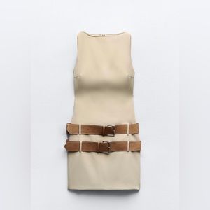 Zara belt dress
